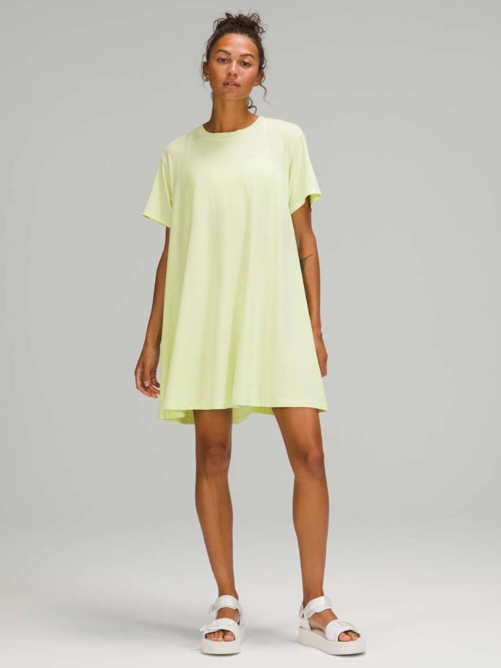 Lululemon All Yours Tee Dress Crispin Green